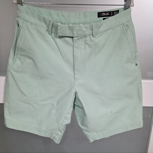 Ralph Lauren Mint Green Flat-Front Shorts